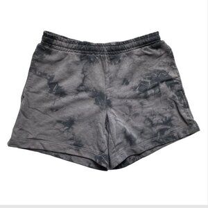 Member's Mark Midweight High Waist Gray and Black Tie Die Short